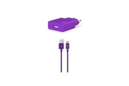 Adapter TTEC SmartCharger Travel Charger 2.1A Lightning PURPLE (2SCS20LMR)