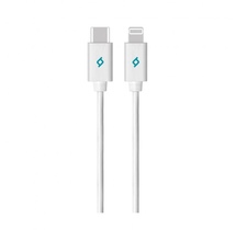 Kabel TTEC Lightning USB Charge Data WHITE MFI (2DKM04B)