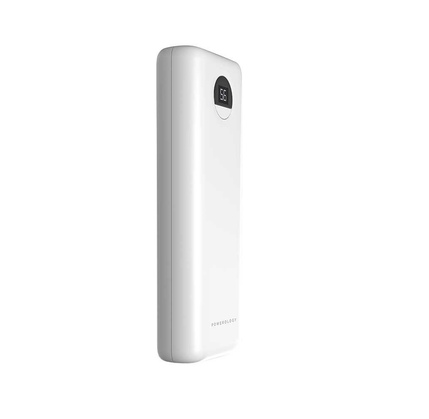 Power Bank Powerology Compact 20000 mAh, 30W PD, White