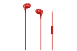 Qulaqlıq TTEC Pop In-Ear Headphones with Microphone , 3.5mm , Red (2KMM13K)