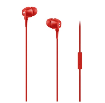 Qulaqlıq TTEC Pop In-Ear Headphones with Microphone , 3.5mm , Red (2KMM13K)