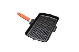 Tava Lava Grill 21x30 sm (Narıncı silikon qulp)