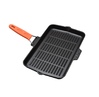 Tava Lava Grill 21x30 sm (Narıncı silikon qulp)