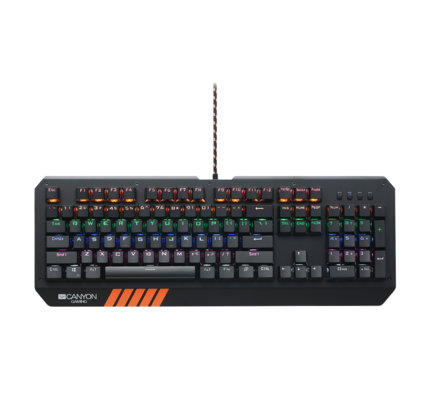 Klaviatura Canyon GK-6 Wired multimedia gaming keyboard with lighting effect black (CND-SKB6-RU)