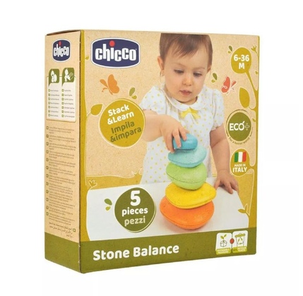 Chicco Silikon Rəngarəng Daşlar Piramidası (00010492000000)