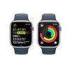 Smart saat Apple Watch Series 9 GPS, 45mm Silver Aluminium Case with Storm Blue Sport Band - M/L (MR9E3QI/A)