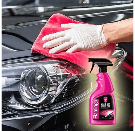 Su ləkələrinə qarşı FLAMINGO WAX & DRY SPRAY WAX 500 ML / F301