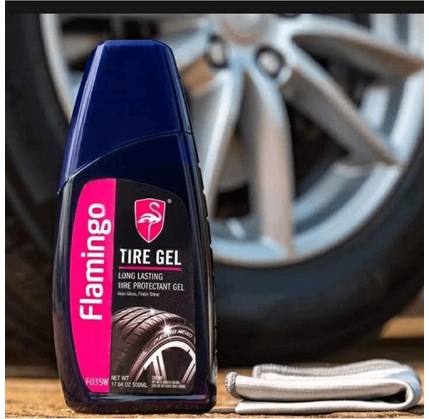 Təkərlərin təmizlənməsi FLAMINGO TIRE GEL 500 ML / F035W