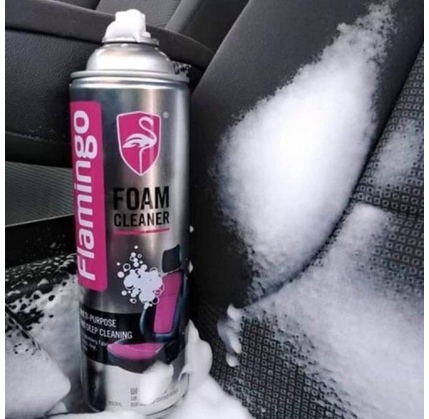 Avtomobil salonunda olan dərini qorumaq üçün FLAMINGO FOAM CLEANER 650 ML / F002