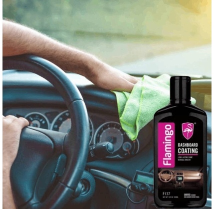 Avtomobil salonunda olan dərini qorumaq üçün FLAMINGO DASHBOARD COATING 300 ML / F137