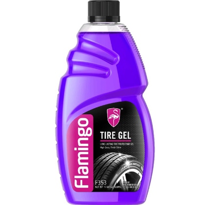 Avtomobil təkərlərinə qulluq üçün FLAMINGO TIRE GEL 500 ML / F353