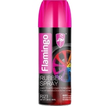 Plastik, vinil və rezin məhsullarının təmizlənməsi üçün FLAMINGO RUBBER SPRAY 450 ML / F023