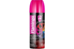 Plastik, vinil və rezin məhsullarının təmizlənməsi üçün FLAMINGO RUBBER SPRAY 450 ML / F023