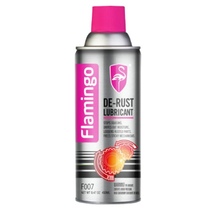 Pas qatını təmizləyən və metal səthləri korroziyadan qoruyuran FLAMINGO DE-RUST LUBRICANT 450 ML / F007