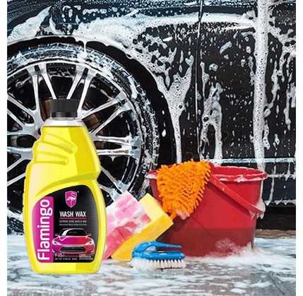 Avtomobillərin yuyulması və qorunması üçün FLAMINGO WASH WAX 500 ML / F351