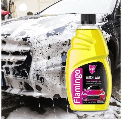 Avtomobillərin yuyulması və qorunması üçün FLAMINGO WASH WAX 500 ML / F351