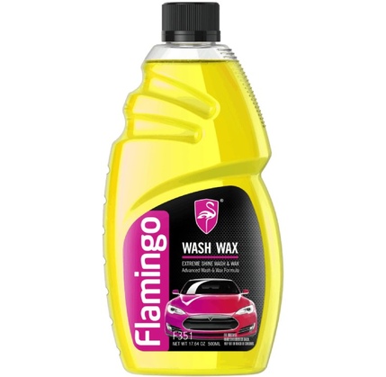 Avtomobillərin yuyulması və qorunması üçün FLAMINGO WASH WAX 500 ML / F351