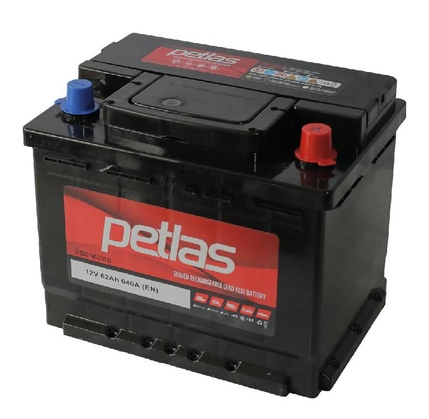 Akkumulyator PETLAS 62 AH 12V L2-SMF-B(13)-(0)-(A) PETLAS EUROPE