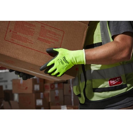 Əlcək MILWAUKEE HI-VIS CUT A GLOVES - 9-L - 1PC