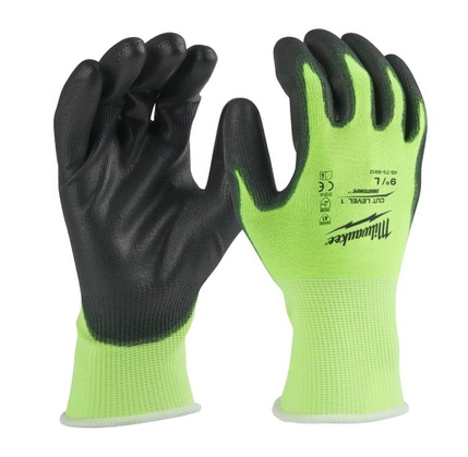 Əlcək MILWAUKEE HI-VIS CUT A GLOVES - 9-L - 1PC