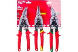 Kəsici MILWAUKEE 3PCS SET METAL SNIPS -1PC