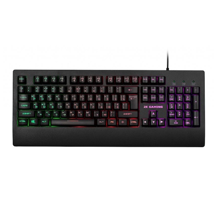 Klaviatura 2E GAMING KG330 104key, USB-A, EN/UA/RU, LED, black