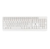 Simsiz klaviatura 2E KS220 106key, WL, EN/UK/RU, White