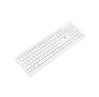 Simsiz klaviatura 2E KS220 106key, WL, EN/UK/RU, White