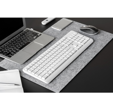 Simsiz klaviatura 2E KS220 106key, WL, EN/UK/RU, White