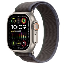 Smart saat Apple Watch Ultra 2 GPS + Cellular, 49 mm Titanium Case with Blue/Black Trail Loop - M/L (MRF63GK/A)