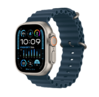 Smart saat Apple Watch Ultra 2 GPS + Cellular, 49mm Titanium Case with Blue Ocean Band (MREG3GK/A)