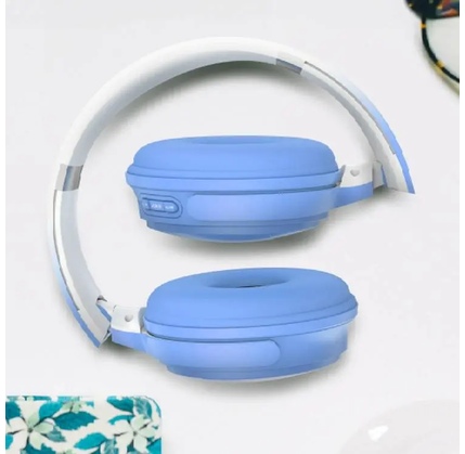 Simsiz qulaqlıq Porodo Soundtec Limited Wireless Headphone with Extra Bass - Blue (PD-STWLEP018-BU)