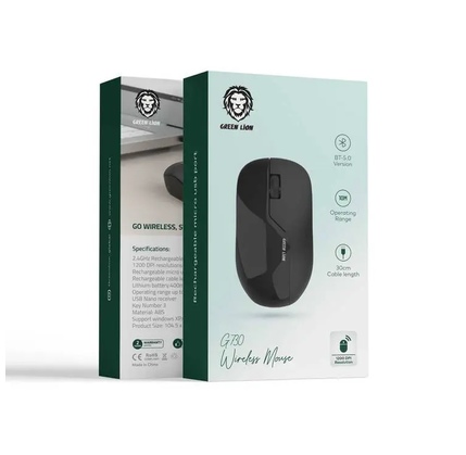 Simsiz kompüter siçanı Green Lion G730 Wireless Mouse Black