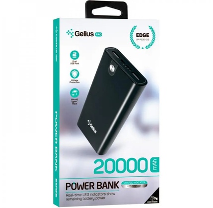 Power Bank Gelius Pro Edge GP-PB20-013 20000mAh Black/R