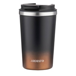 Termos ARDESTO TRAVEL MUG 360 ml BLACK & COPPER