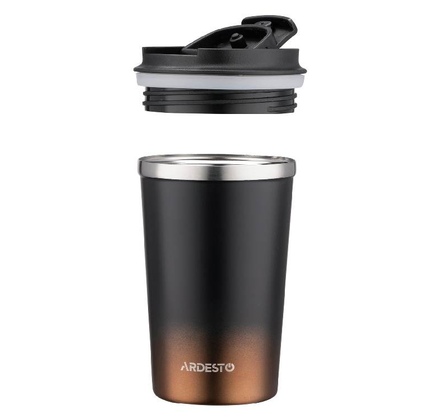 Termos ARDESTO TRAVEL MUG 360 ml BLACK & COPPER