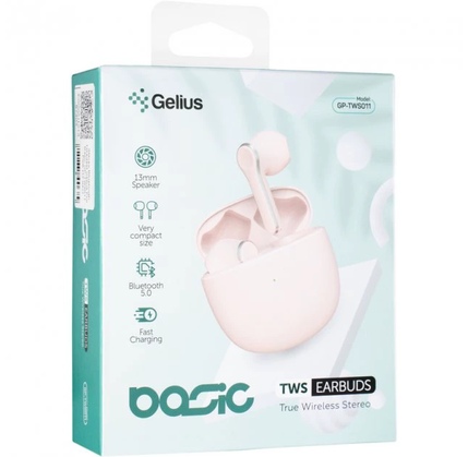 Simsiz qulaqlıq Gelius Pro Basic GP-TWS011 Pink/R