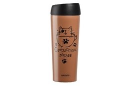 Termos ARDESTO TRAVEL MUG COFFEE TIME CAT 450 ml MOCHA