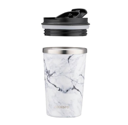 Termos ARDESTO TRAVEL MUG MARMO 360 ml STAINLESS STEEL