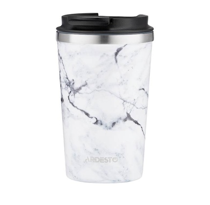 Termos ARDESTO TRAVEL MUG MARMO 360 ml STAINLESS STEEL