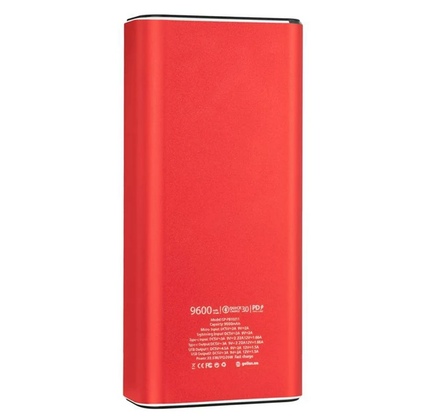 Power Bank Gelius Pro CoolMini 2 PD GP-PB10-211 9600mAh Red/R