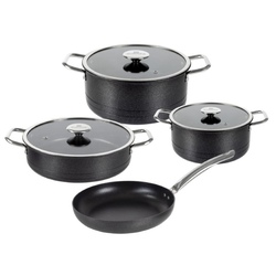 Tava Qazan dəsti Burner Black Quantanium, 7 parça