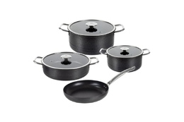 Tava Qazan dəsti Burner Black Quantanium, 7 parça