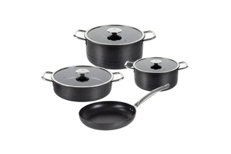 Tava Qazan dəsti Burner Black Quantanium, 7 parça