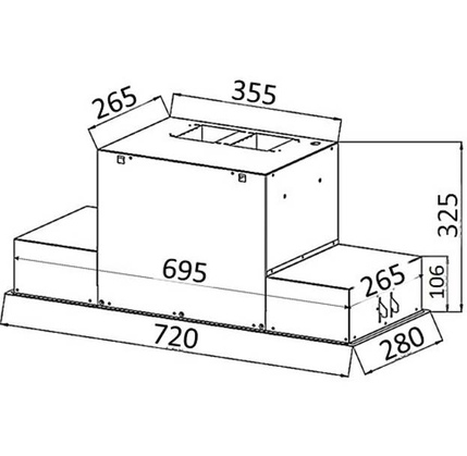 Aspirator BOMPANI BO815G-MAX