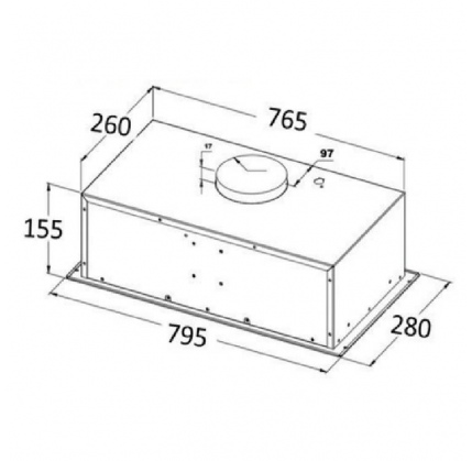 Aspirator BOMPANI BOSY80 BL