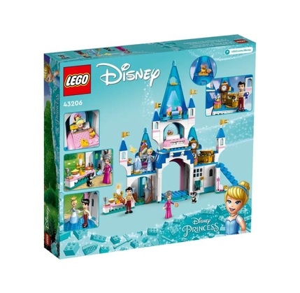 Konstruktor LEGO DISNEY PRINCESS CINDERELLA AND PRINCE CHARMINGS CASTLE