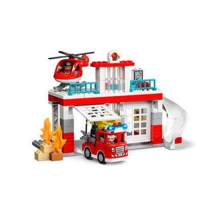 Konstruktor LEGO DUPLO FIRE STATION & HELICOPTER