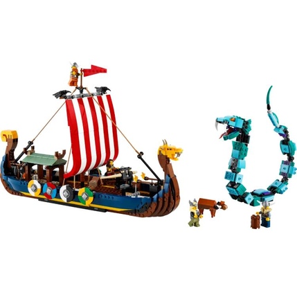 Konstruktor LEGO CREATOR VIKING SHIP AND THE MIDGARD SERPENT