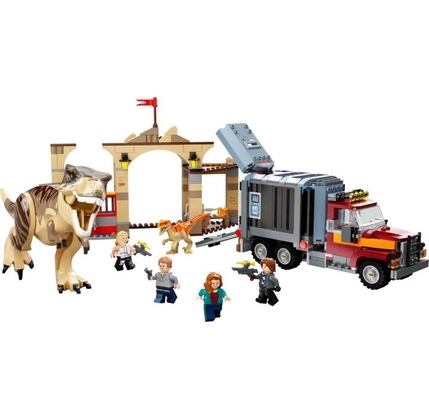 Konstruktor LEGO JURASSIC WORLD T. REX & ATROCIRAPTOR DINOSAUR BREAKOUT